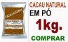 CACAU EM PO NATURAL 1 KG Quilo Materia Prima Po de Cacau Natural