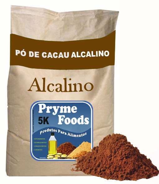 CACAU EM PÓ ALCALINO 5kg Po de Cacau Alcalino 5 Quilos