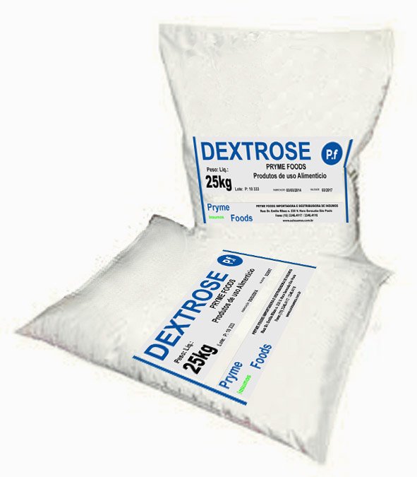 Dextrose 25 kg SUPLEMENTOS ALIMENTAR Insumos Produtos para alimentos fracionados