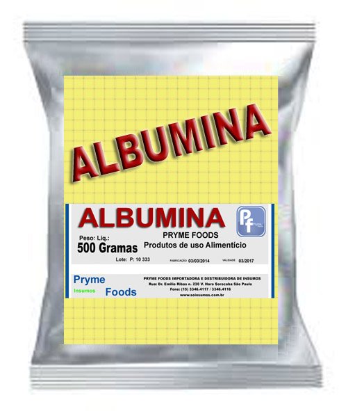 ALBUMINA 1 Kg Quilo Pura SUPLEMENTO ALIMENTAR Insumos Produtos para alimentos