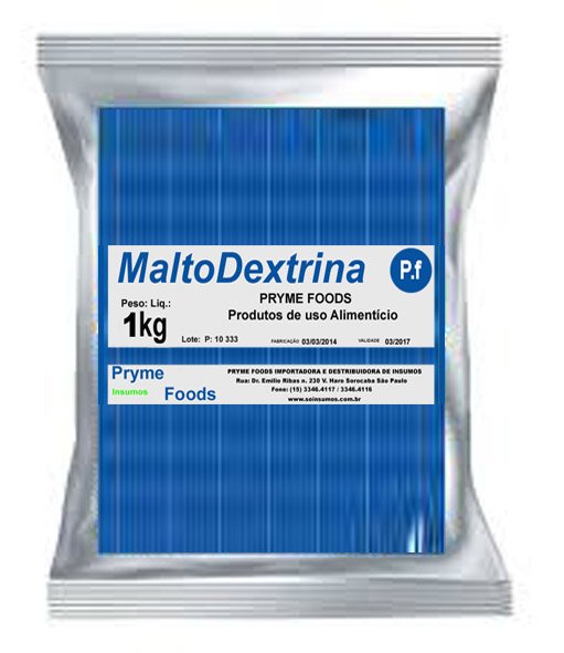 MALTODEXTRINA 1 Kg Quilo Materia prima PURA Suplemento Alimentar