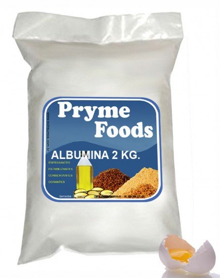 ALBUMINA 2 Kg. Pura Albumina proteina da clara do ovo