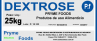 Dextrose 25 kg SUPLEMENTOS ALIMENTAR Insumos Produtos para alimentos fracionados