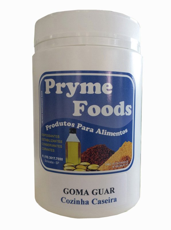 GOMA GUAR 700 GRAMAS culinária sem glúten materia prima produtos para alimentos