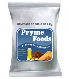 BENZOATO DE SODIO PO 2Kg Quilo Conservantes Produtos para alimentos